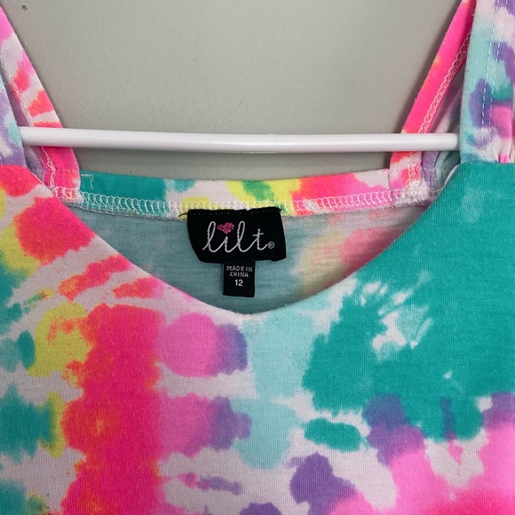 SOLD 🌟 Lilt | Girl's Tye Dye Spring Dress | Size 12 | Sweetheart - Picture 2 of 9